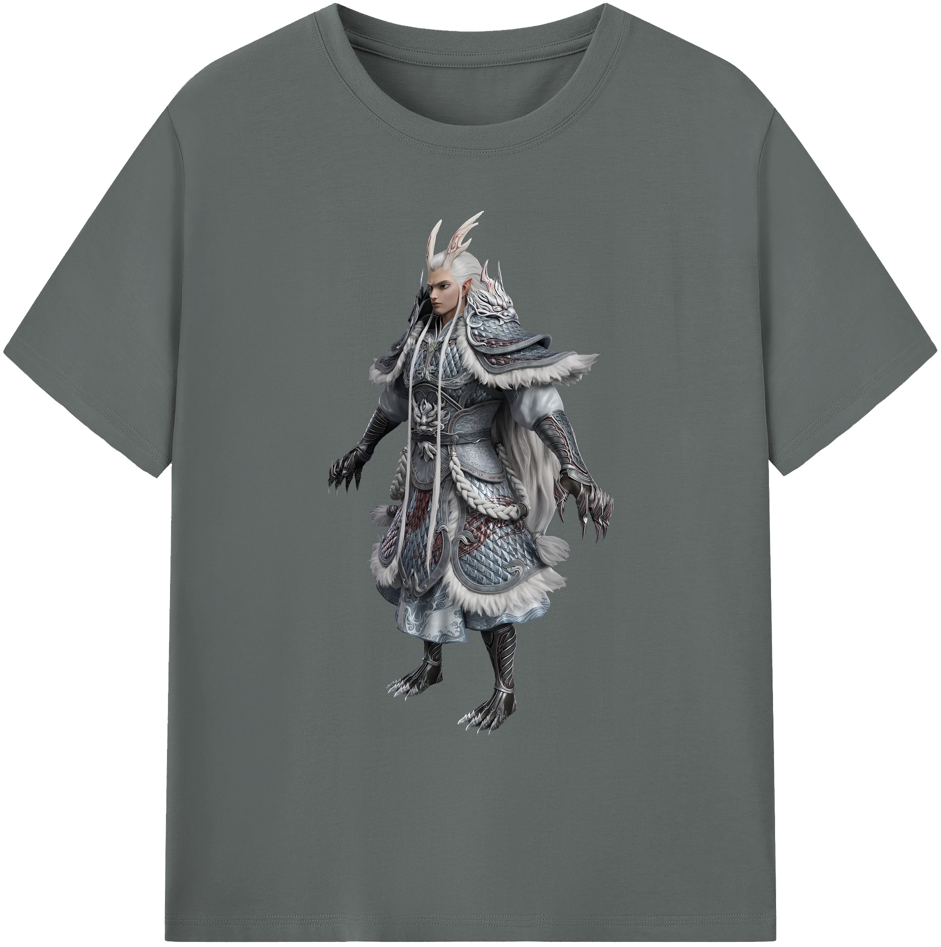 （画像用） Ne Zha 2 ナタ 魔童の大暴れ 綿100％ メンズ半袖Tシャツ｜肌触りやわらか＆通気性